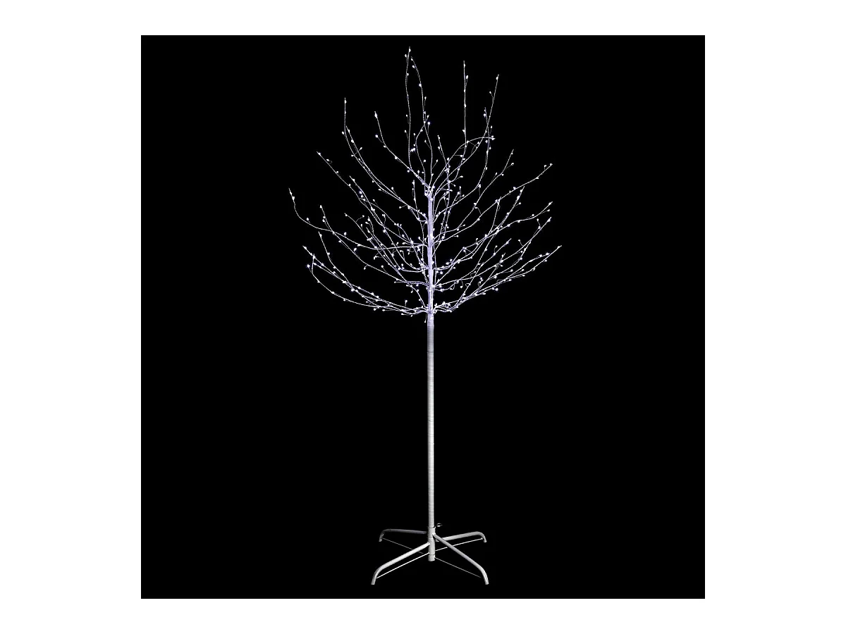 Déco de Noël Arbre lumineux  400 LED Blanc froid H 150 cm