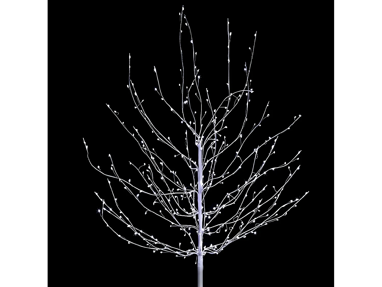 Déco de Noël Arbre lumineux  400 LED Blanc froid H 150 cm