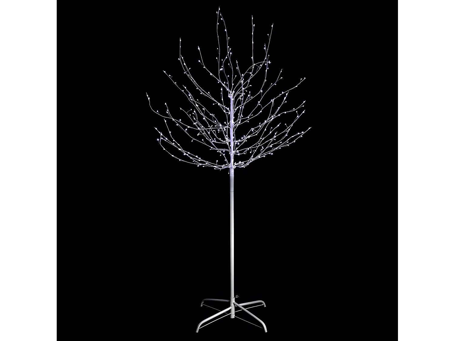 Déco de Noël Arbre lumineux  400 LED Blanc froid H 150 cm