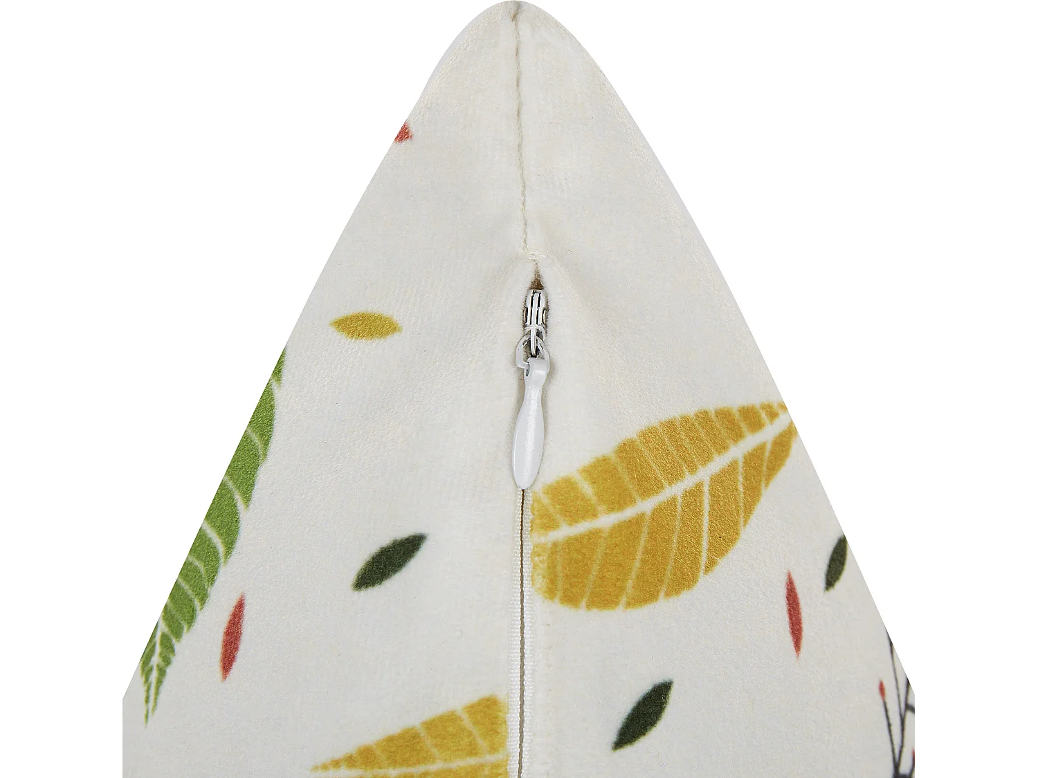 Sierkussen MULLEIN Fluweel 45 x 45 cm Multicolor Bladpatroon