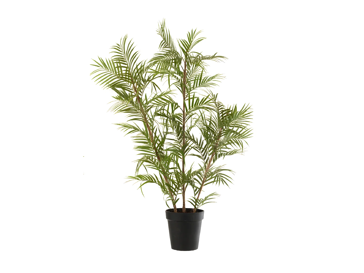 Plante Artificielle "Palmier en Pot" 108cm Vert