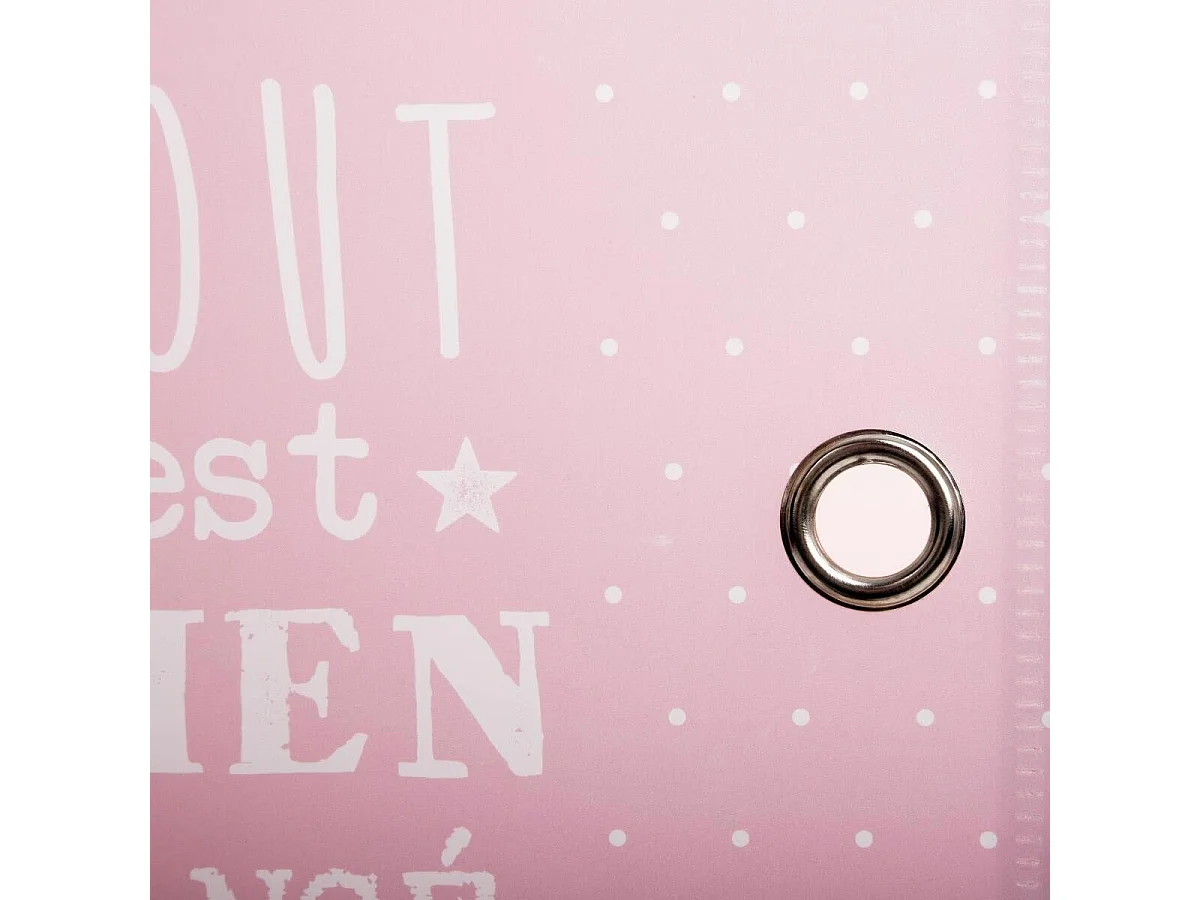 Estantería infantil 4 módulos rosa 139x34x31,5 cm