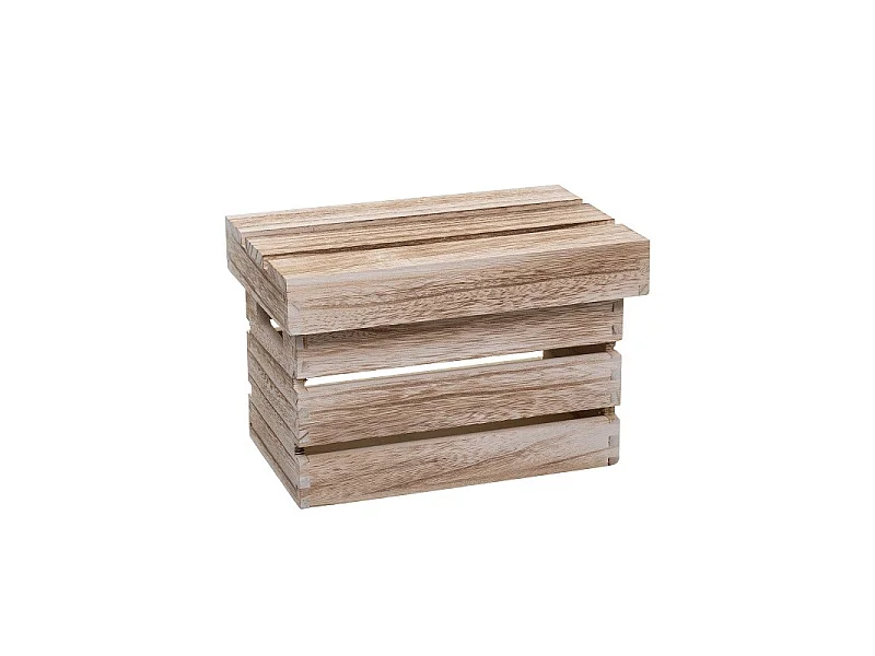 Lot de 3 Boîtes de Rangement "Warm" 38cm Naturel