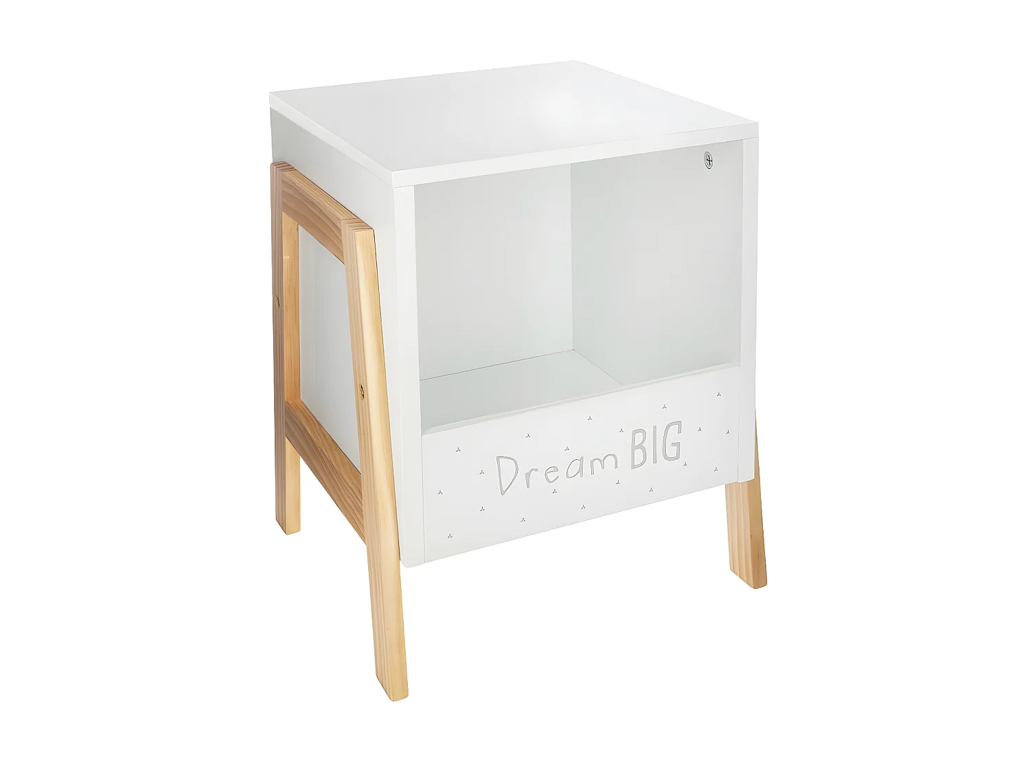 Meuble de Rangement 1 Casier "Moon" 33cm Blanc