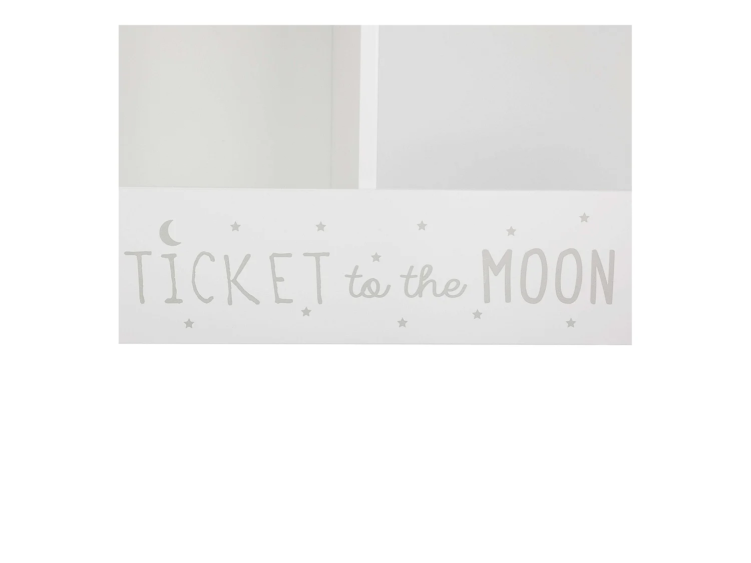 Meuble de Rangement 2 Casiers "Moon" 60cm Blanc