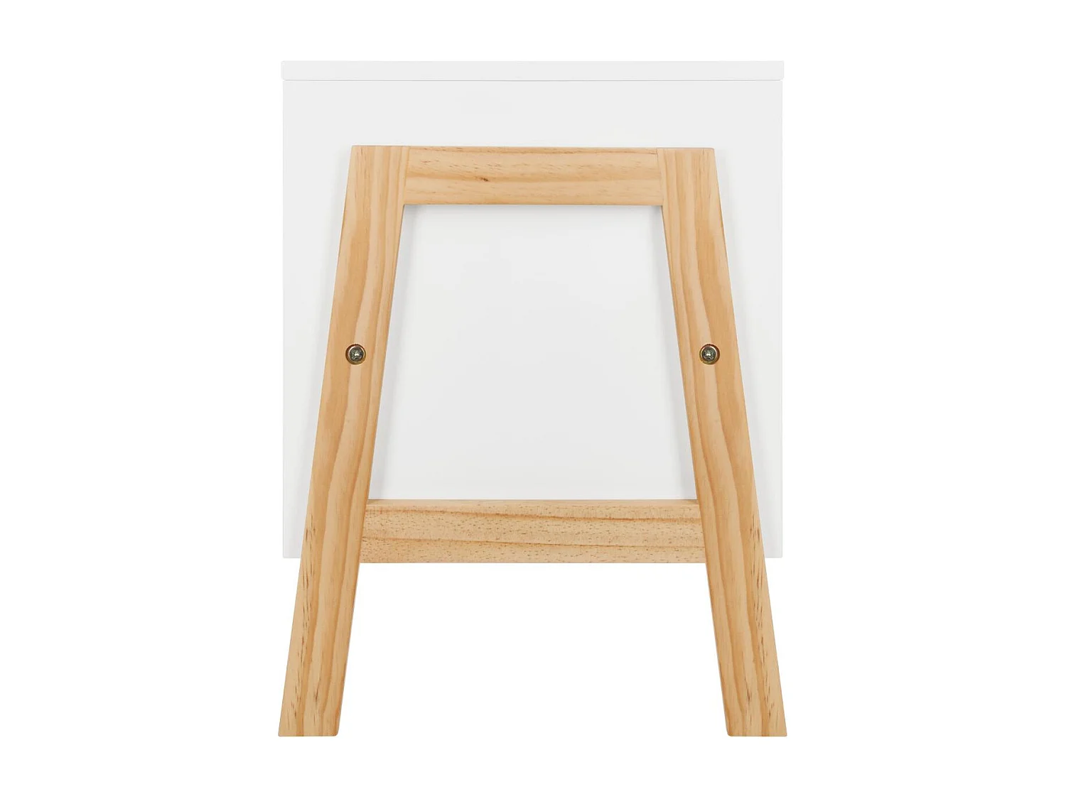 Meuble de Rangement 2 Casiers "Moon" 60cm Blanc