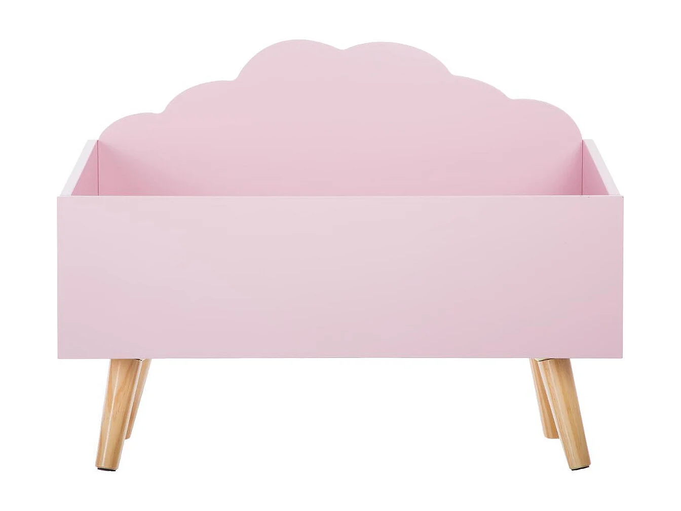 Coffre de Rangement "Nuage" 58cm Rose