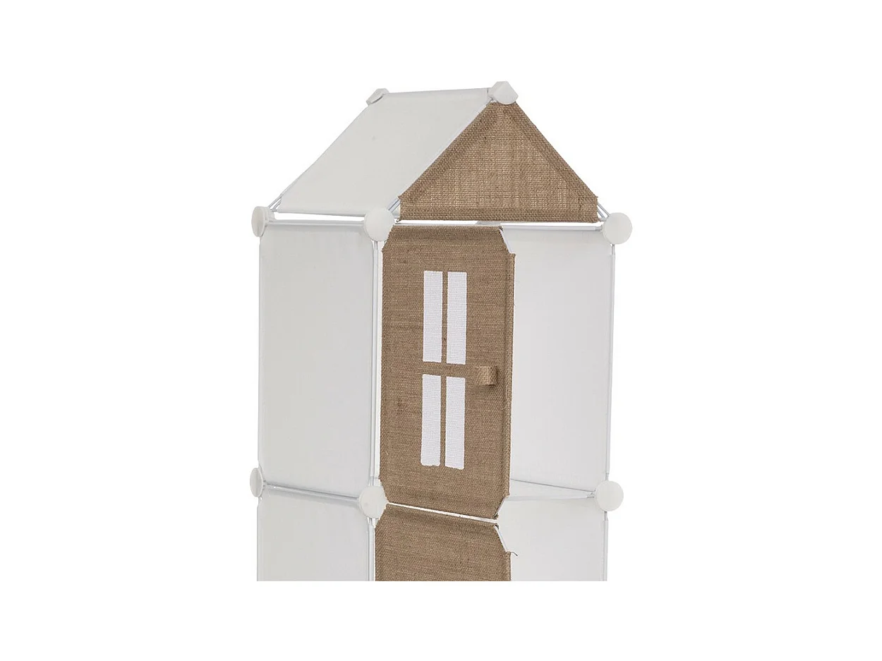 Rangement Enfant "Colonne Jute" 140cm Beige
