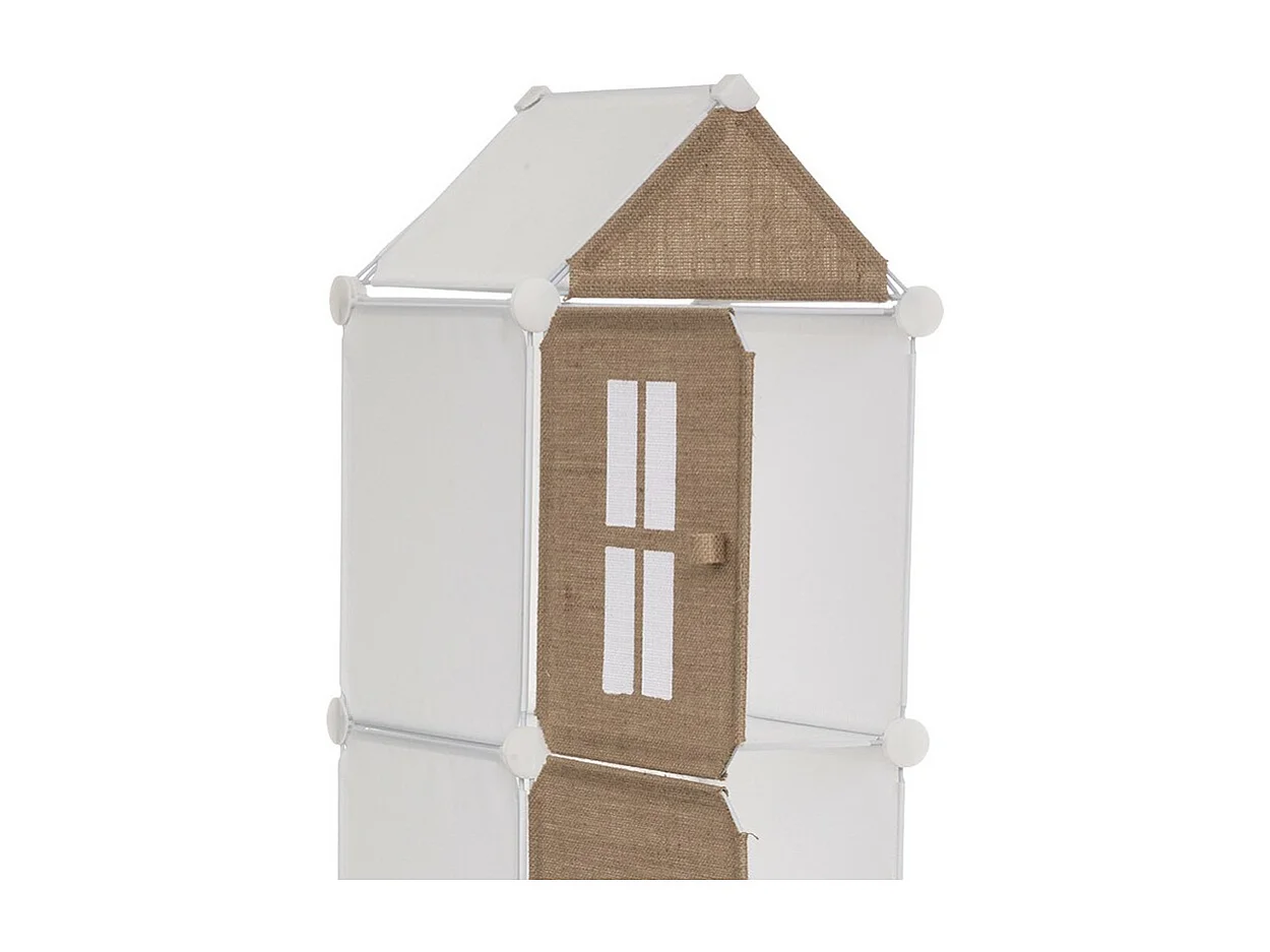 Rangement Enfant "Colonne Jute" 140cm Beige