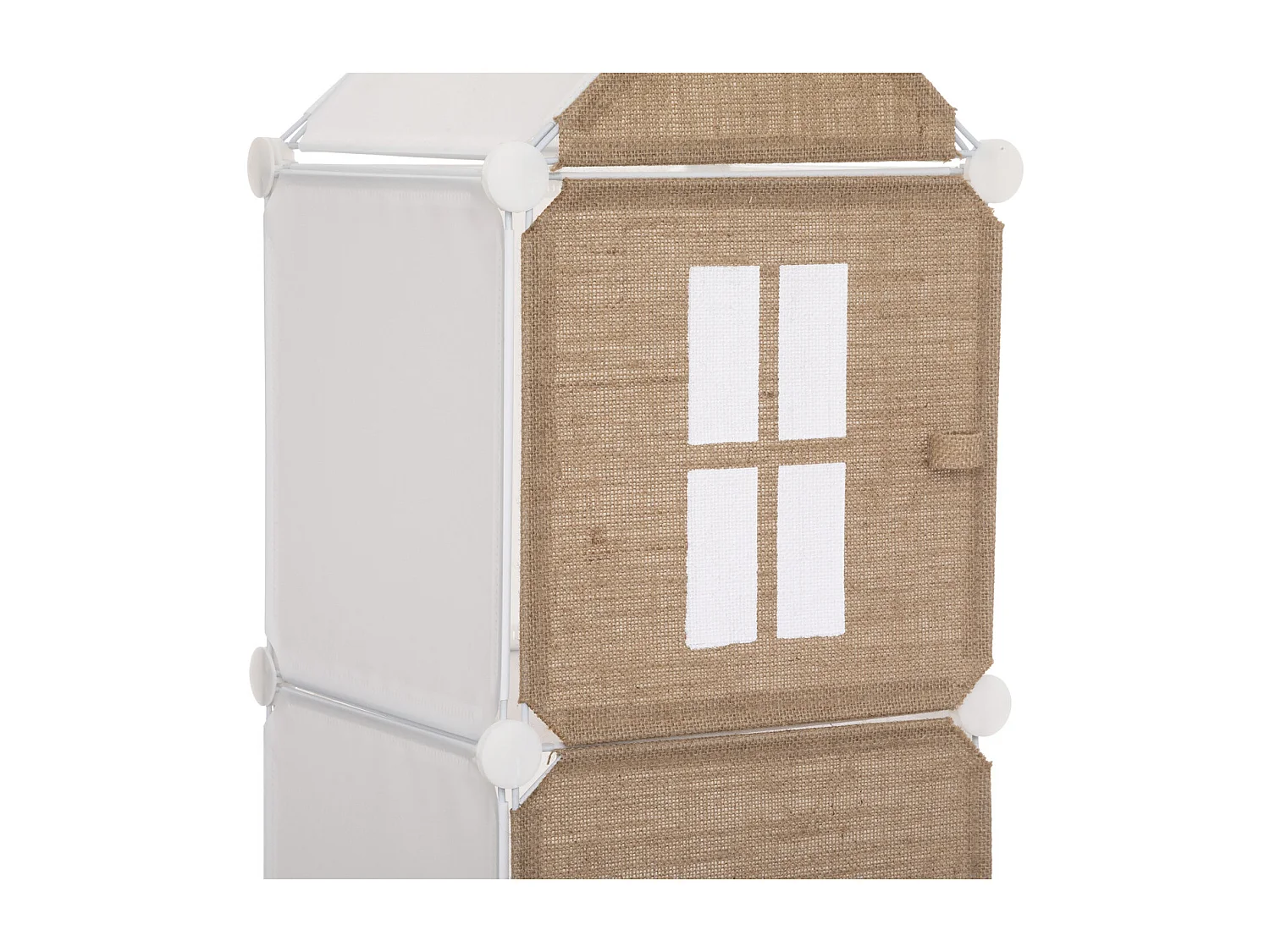 Rangement Enfant "Colonne Jute" 140cm Beige