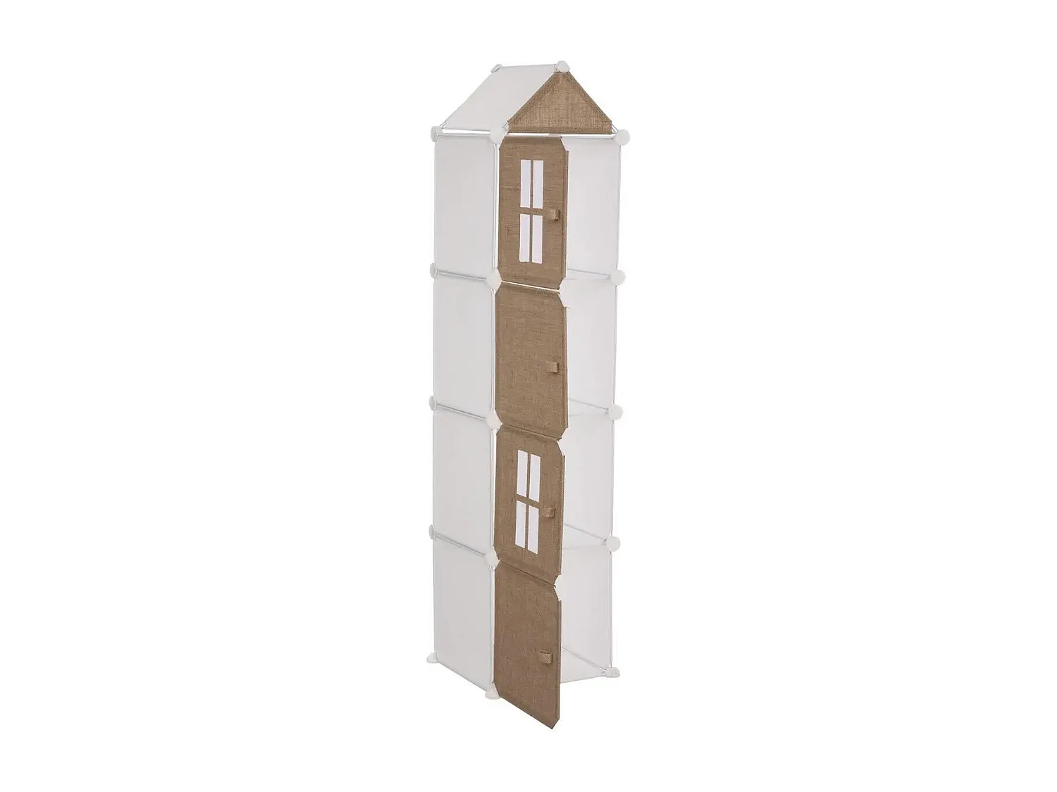 Rangement Enfant "Colonne Jute" 140cm Beige