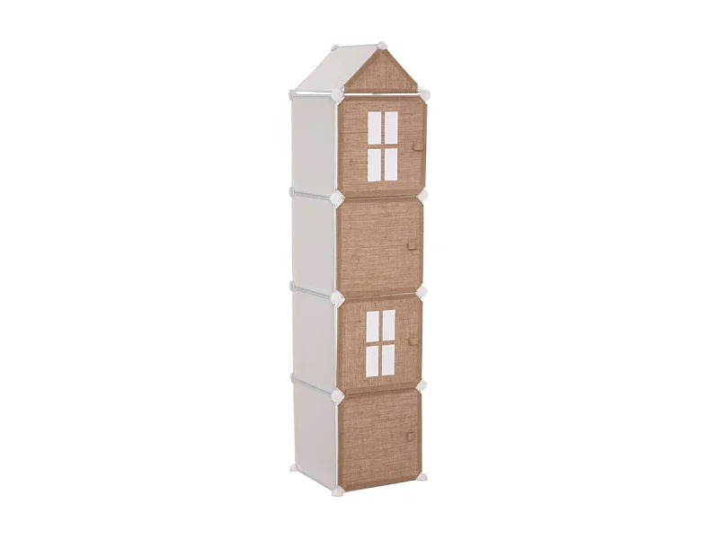 Rangement Enfant "Colonne Jute" 140cm Beige