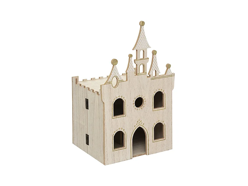 Château de princesse bois 52 cm Atmosphera