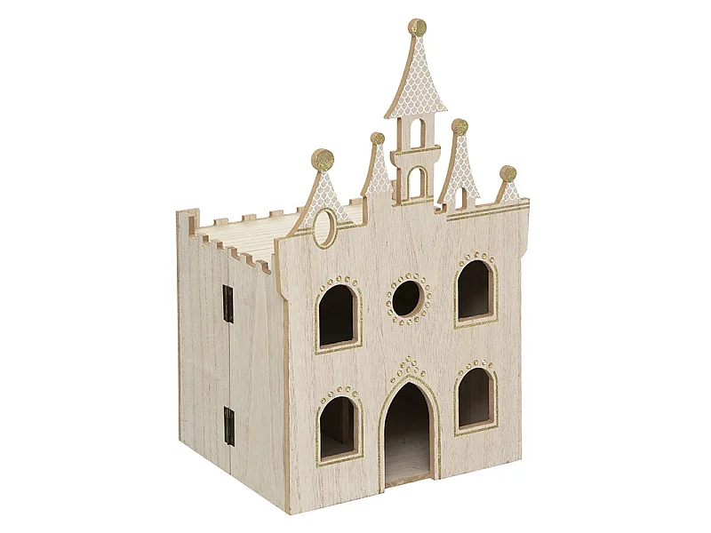 Château de princesse bois 52 cm Atmosphera