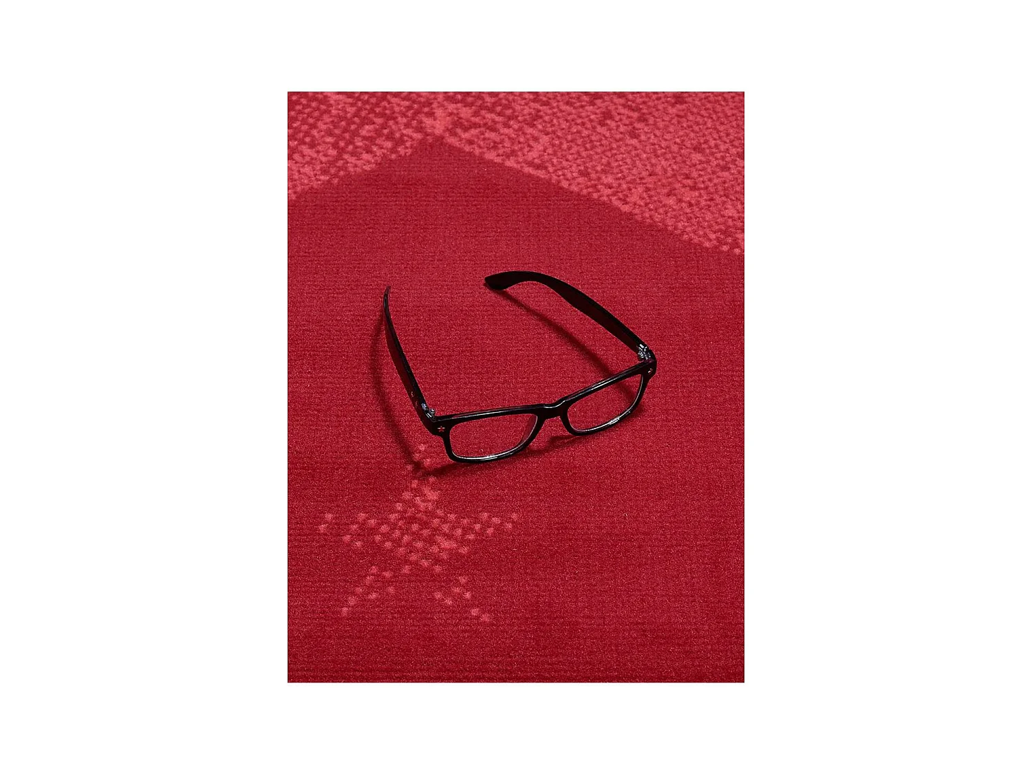 Tapis enfant 235x320 rectangle tissé rouge LYN1 1ST START