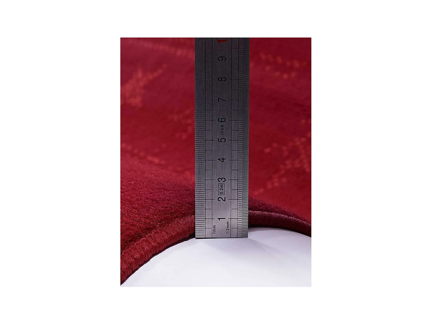 Tapis enfant 235x320 rectangle tissé rouge LYN1 1ST START