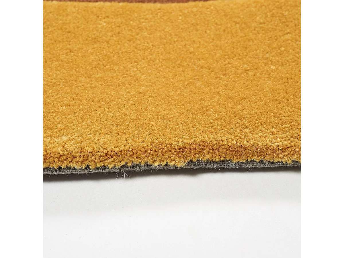 tapis salon 170x240 fait main en acrylique violet et rose rectangle motif floral