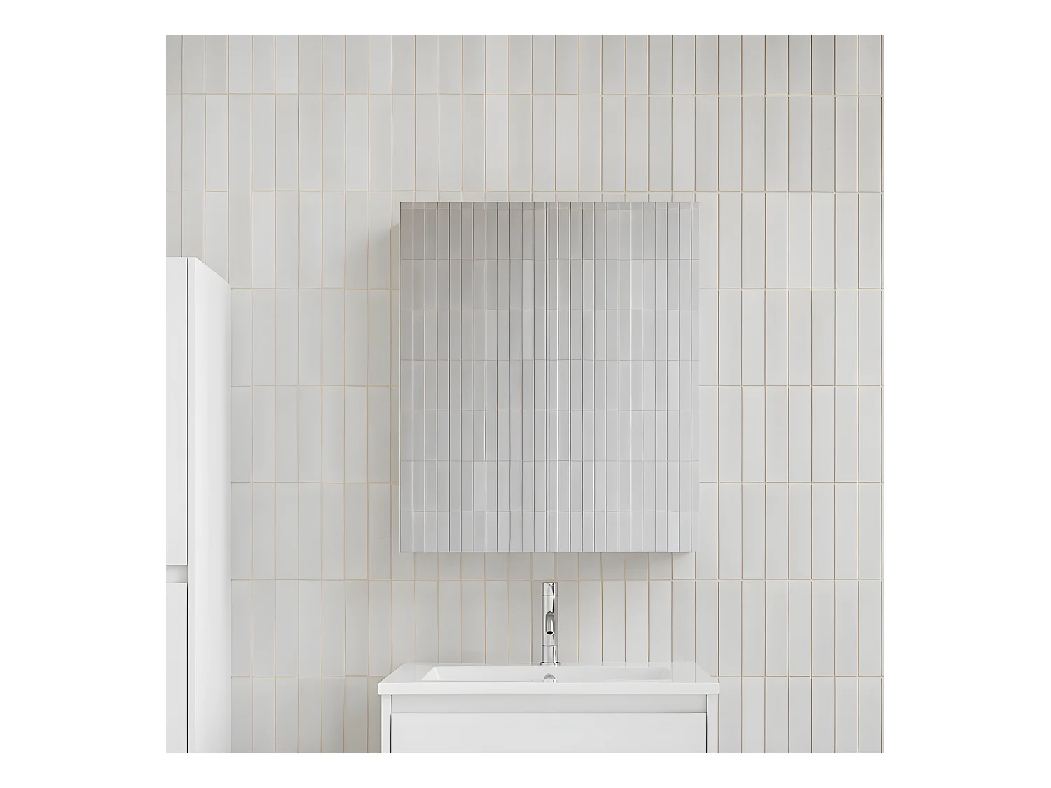 Spiegelschrank FORTINA 60 cm weiß