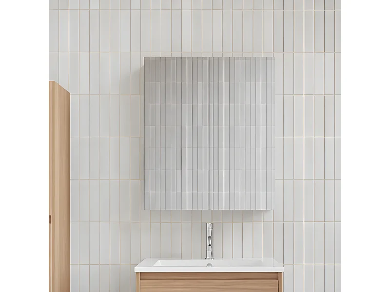 Spiegelschrank FORTINA 60 cm Eiche hell