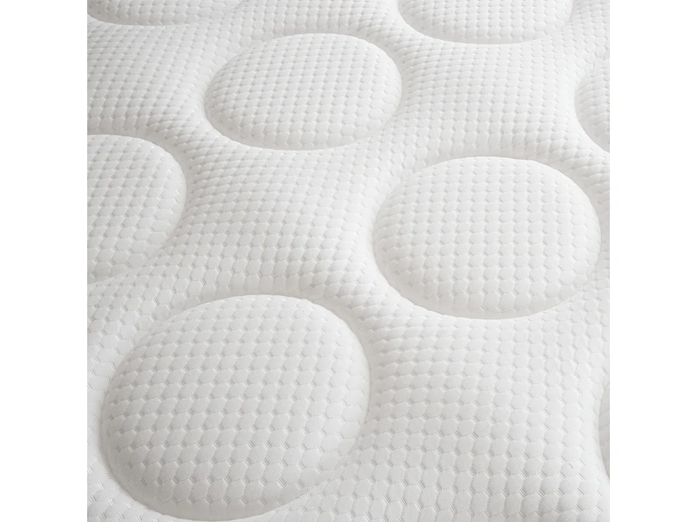 OLYMPE LITERIE | Pack Prêt à dormir CRISTAL 140x200 cm | Matelas Mémoire de forme + Sommier Métal + Accessoires