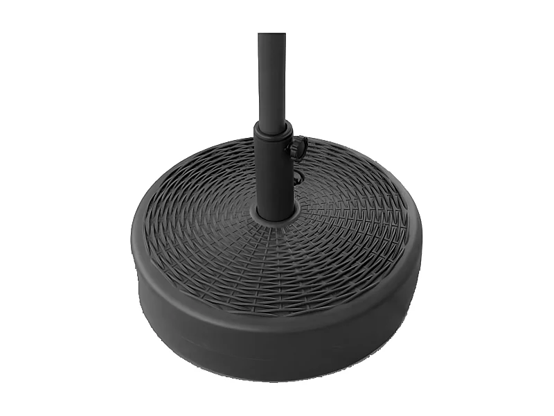 Soporte de plástico para sombrilla de mástil central antracita