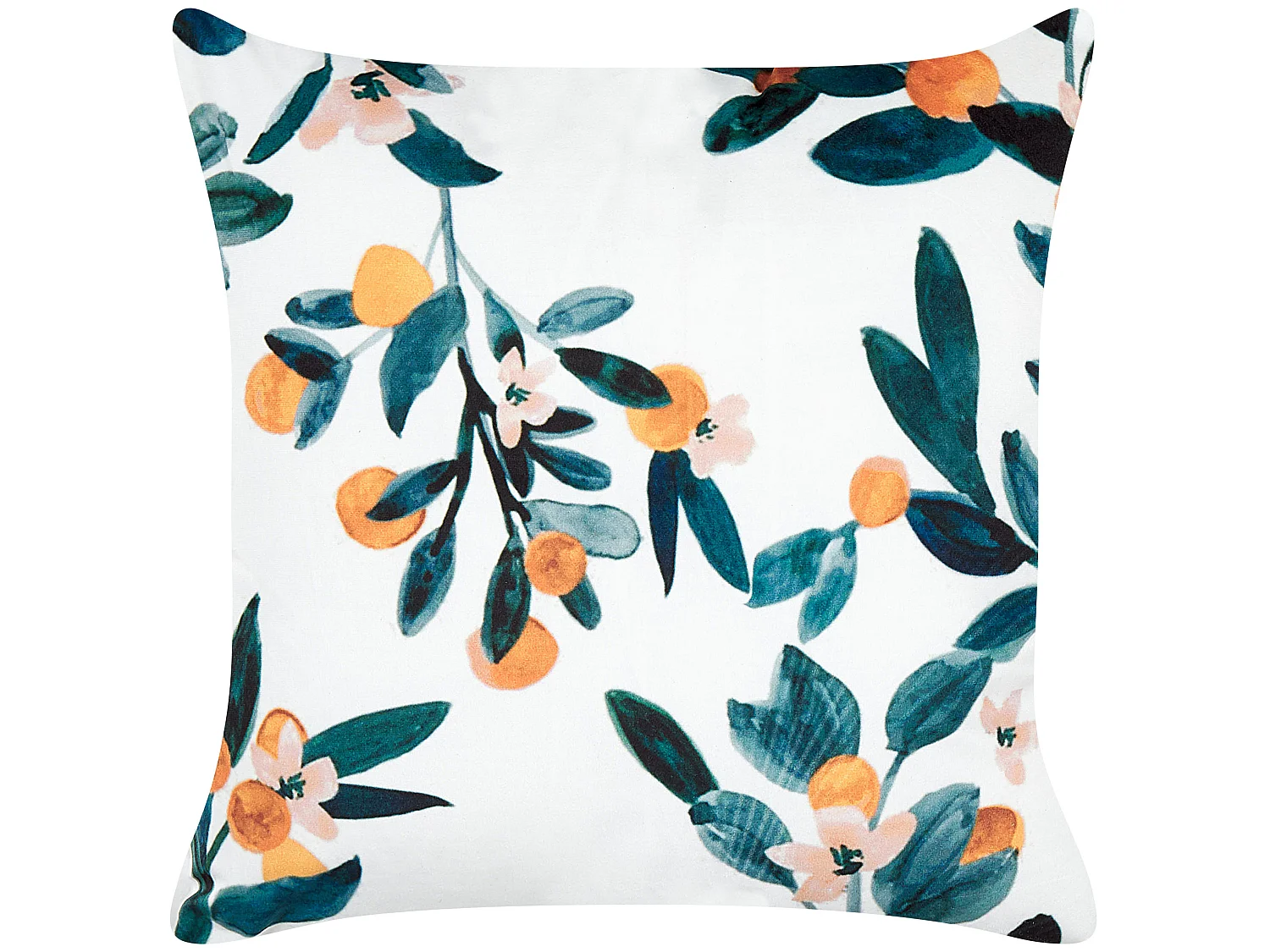 Lot de 2 coussins décoratifs KNAUTIA Velours 45 x 45 cm Multicolore Motif de plante