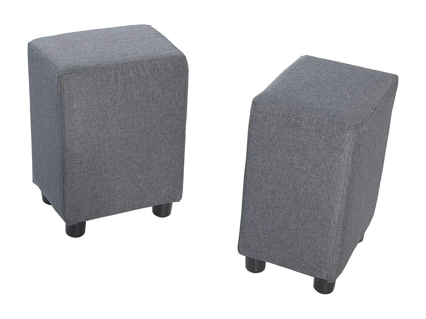 Canapé d'angle convertible TONY 3 places gris chiné - HAPPY GARDEN