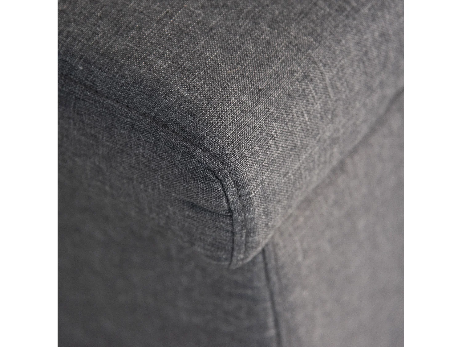 Canapé panoramique convertible SCOTT 4 places gris chiné - HAPPY GARDEN