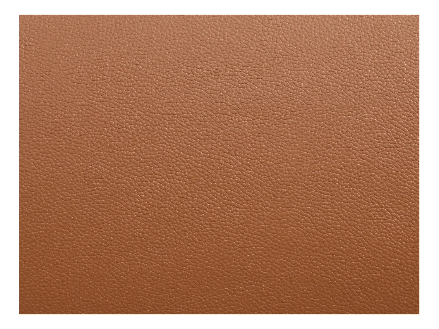 Fauteuil en cuir de buffle camel DINNIA