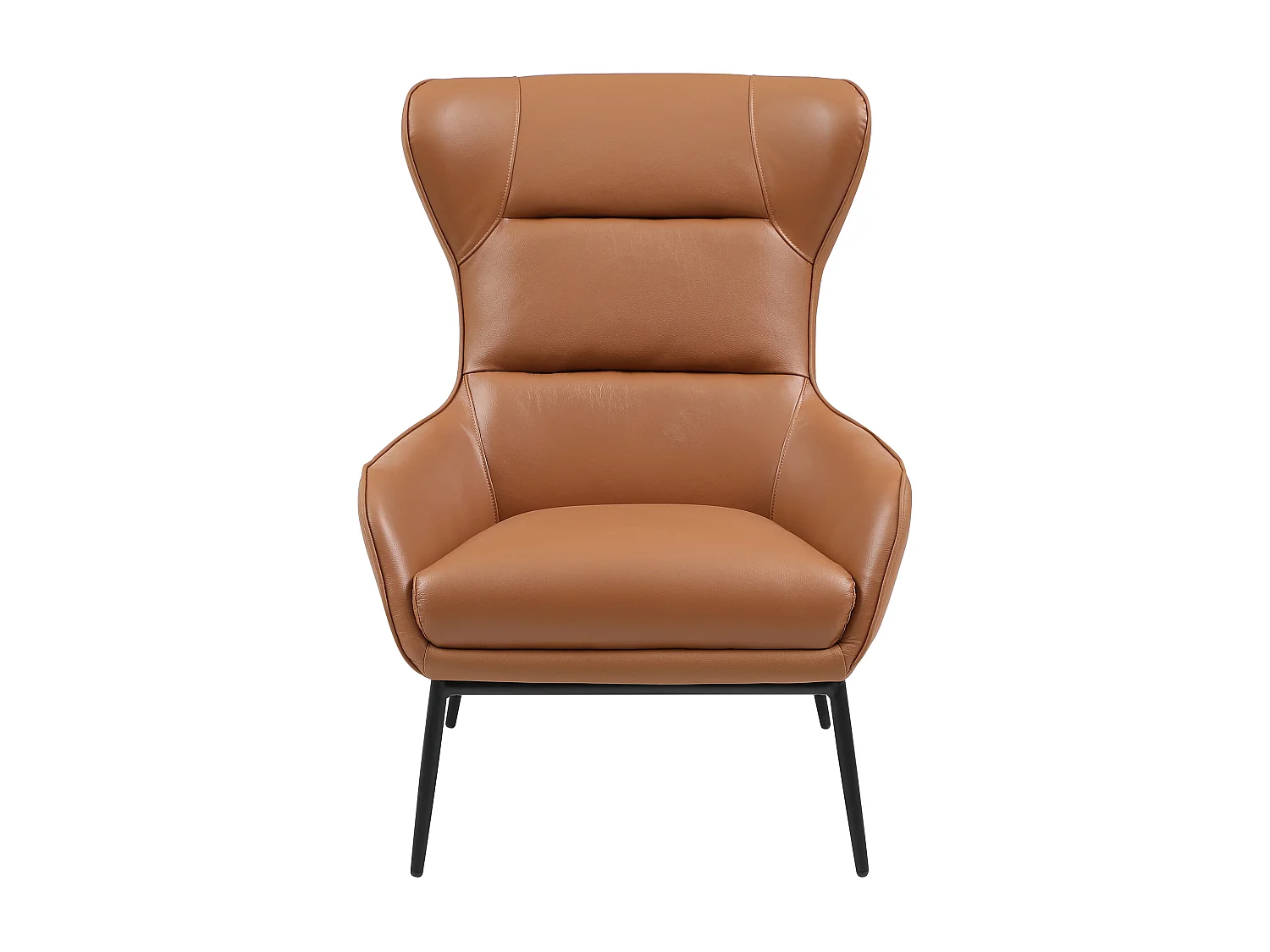 Fåtölj i camel buffelläder DINNIA