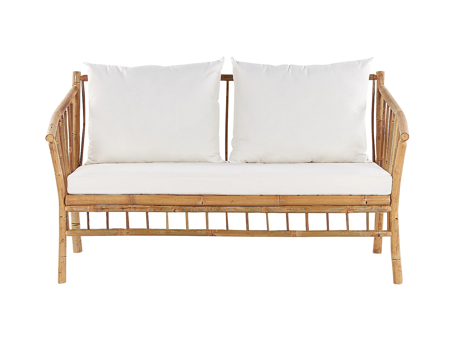 Zestaw ogrodowy ze stolikiem dla 4 osób MAGGIORE Drewno bambusowe Jasnobrązowy