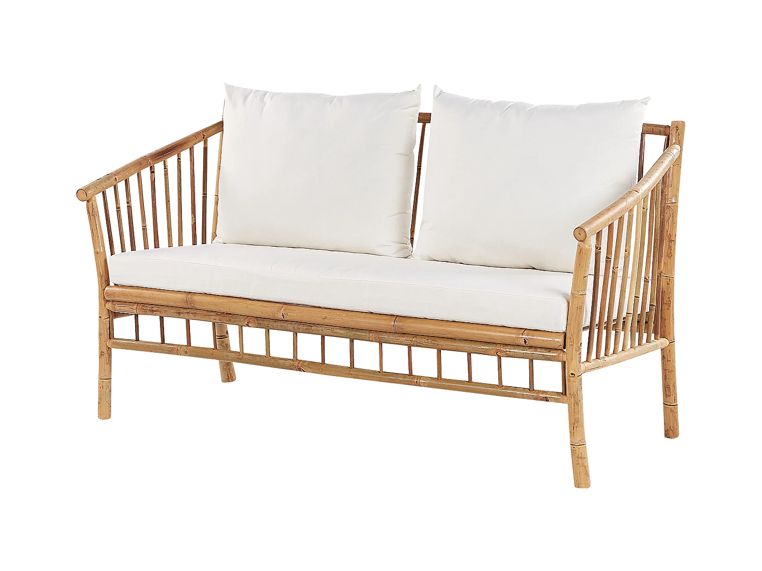 Zestaw ogrodowy ze stolikiem dla 4 osób MAGGIORE Drewno bambusowe Jasnobrązowy