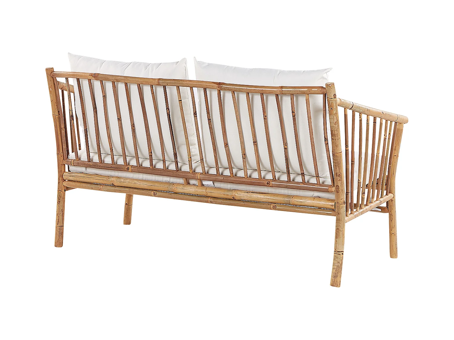 Zestaw ogrodowy ze stolikiem dla 4 osób MAGGIORE Drewno bambusowe Jasnobrązowy