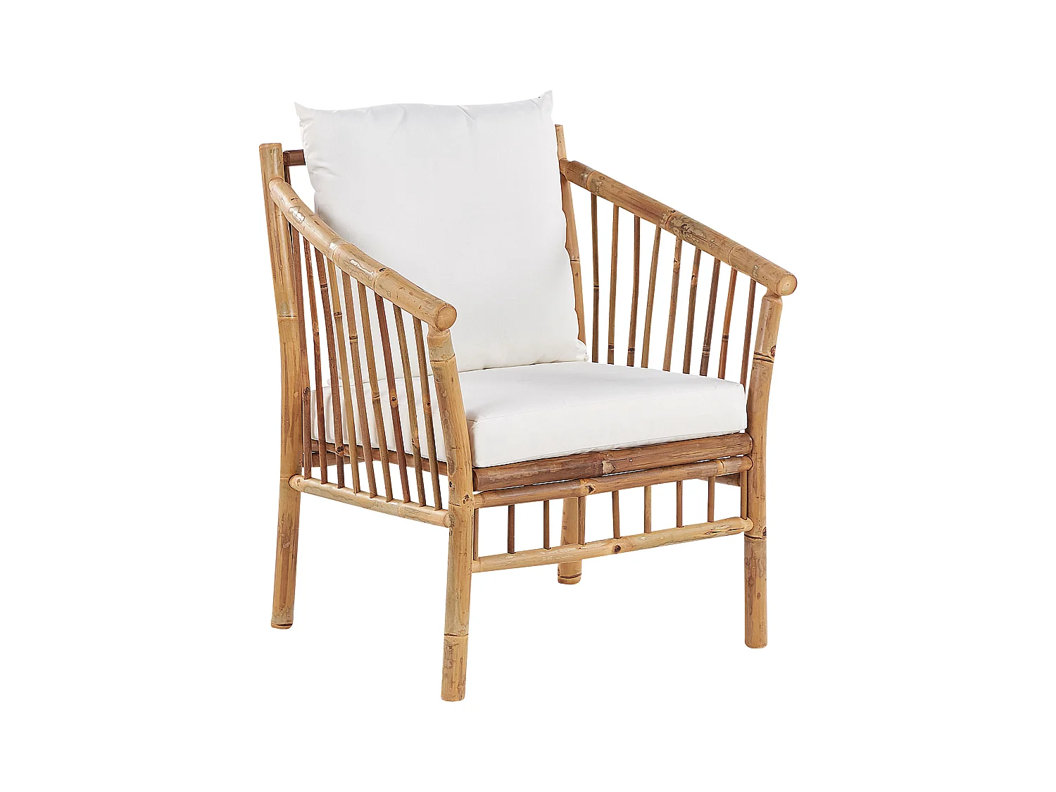 Zestaw ogrodowy ze stolikiem dla 4 osób MAGGIORE Drewno bambusowe Jasnobrązowy