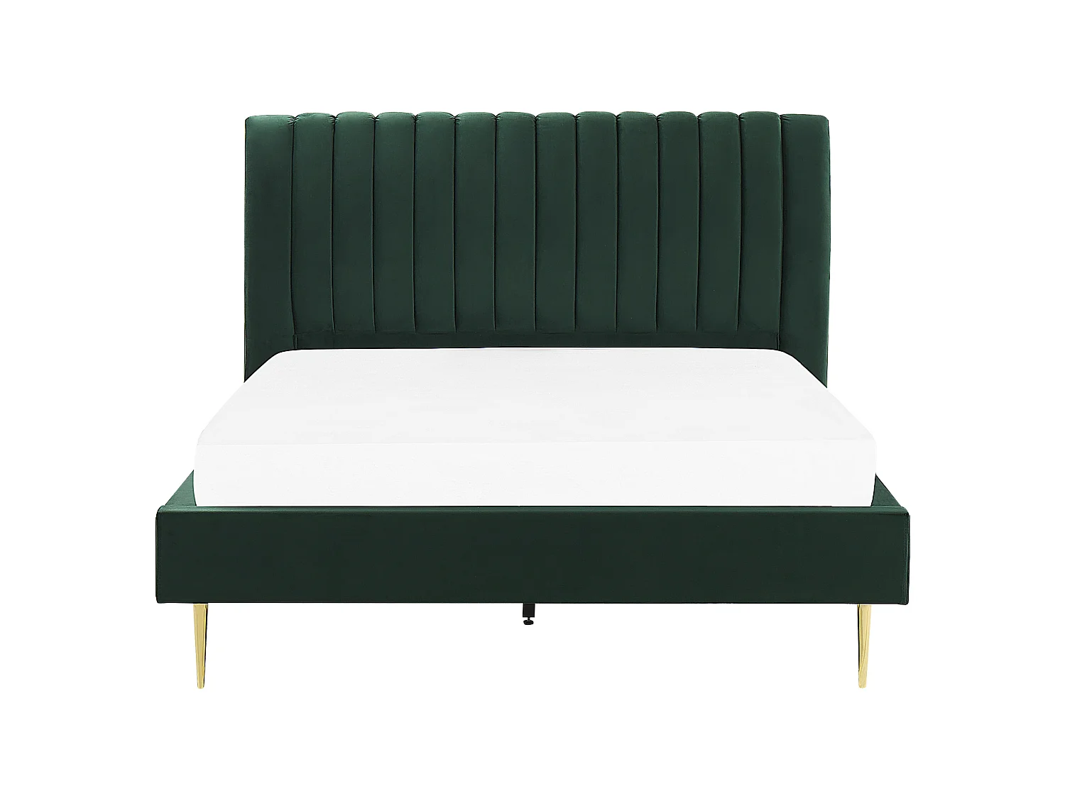 Bed Fluweel MARVILLE 180 x 200 cm Smaragdgroen