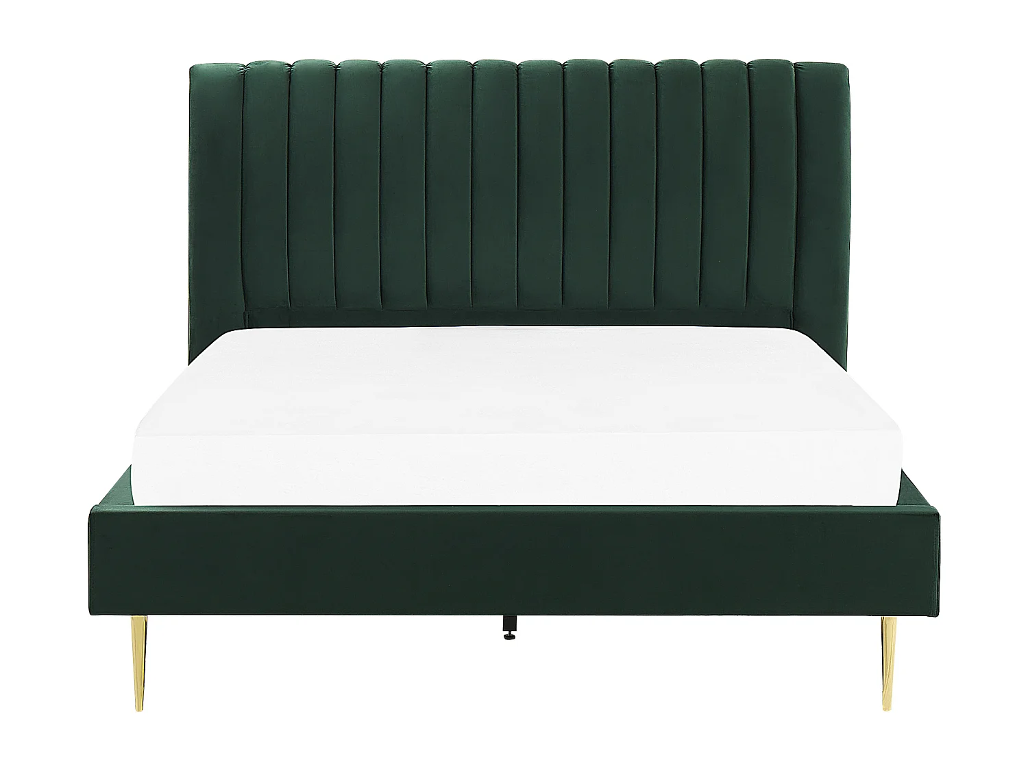 Lit avec sommier Velours MARVILLE 180 x 200 cm Vert émeraude