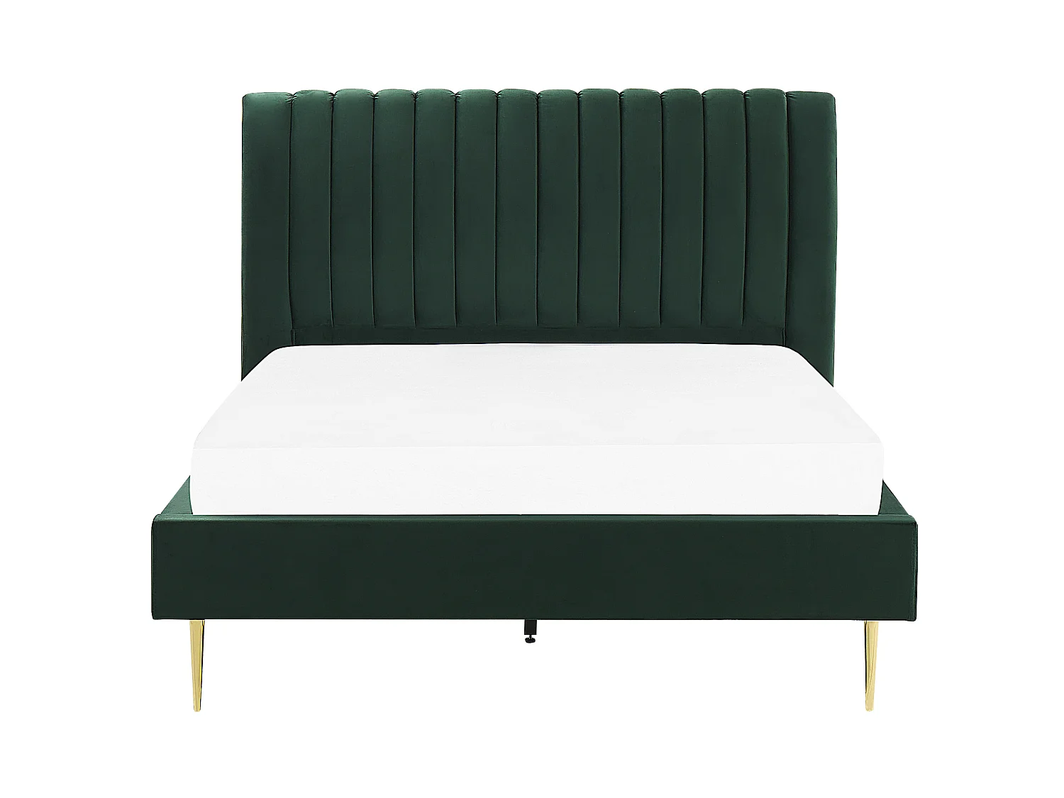 Letto Velluto MARVILLE 140 x 200 cm Verde smeraldo