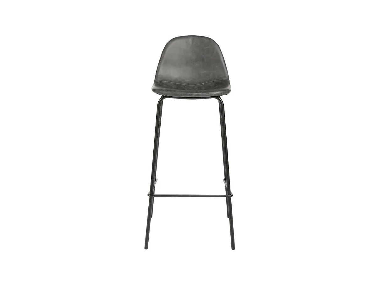 Tabouret de bar gris Vladi Atmosphera