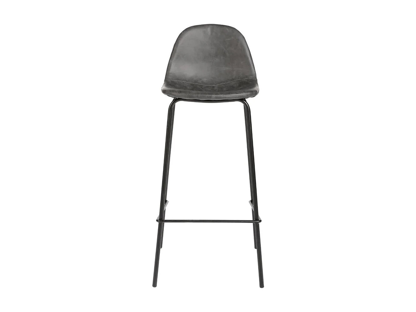 Tabouret de bar gris Vladi Atmosphera