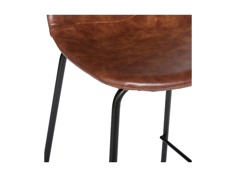 Tabouret de bar marron Vladi Atmosphera