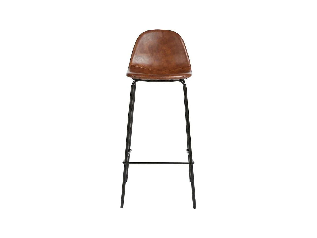 Tabouret de bar marron Vladi Atmosphera
