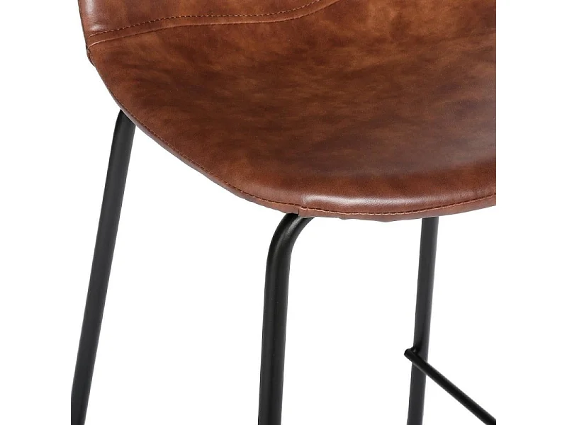 Tabouret de bar marron Vladi Atmosphera
