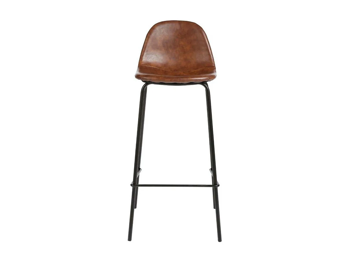 Tabouret de bar marron Vladi Atmosphera