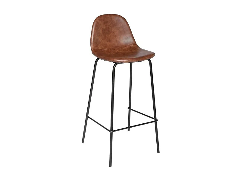 Tabouret de bar marron Vladi Atmosphera