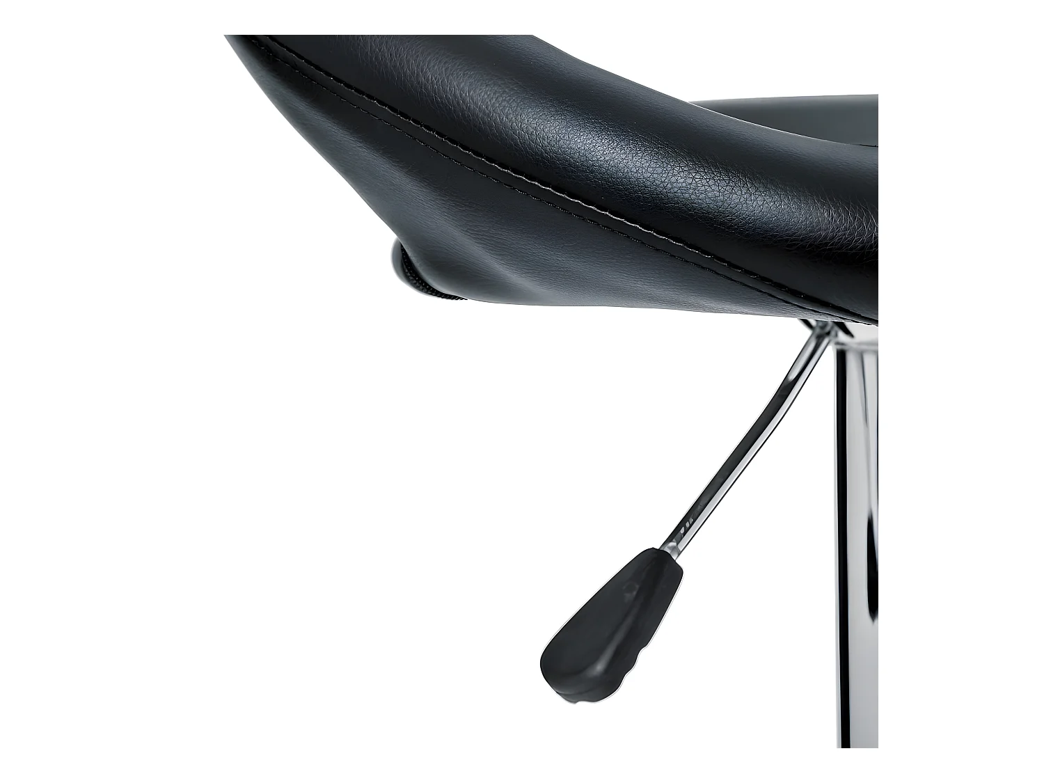 Lot de 2 Tabourets de Bar "Sasha" 80-102cm Noir