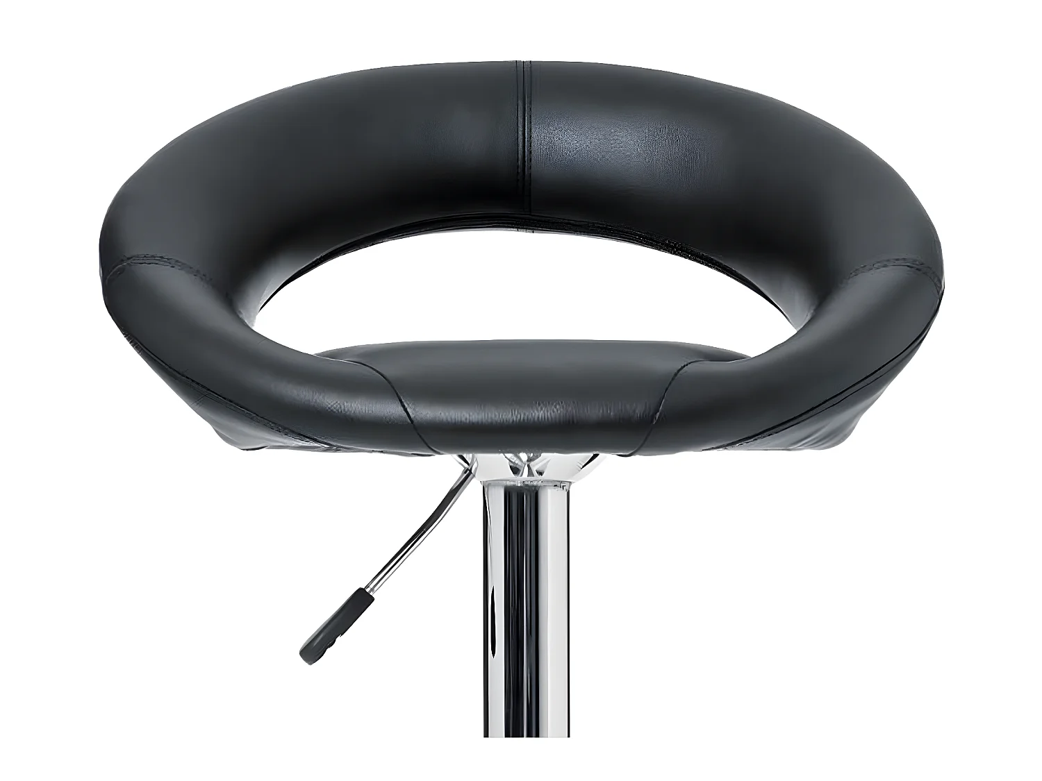 Lot de 2 Tabourets de Bar "Sasha" 80-102cm Noir