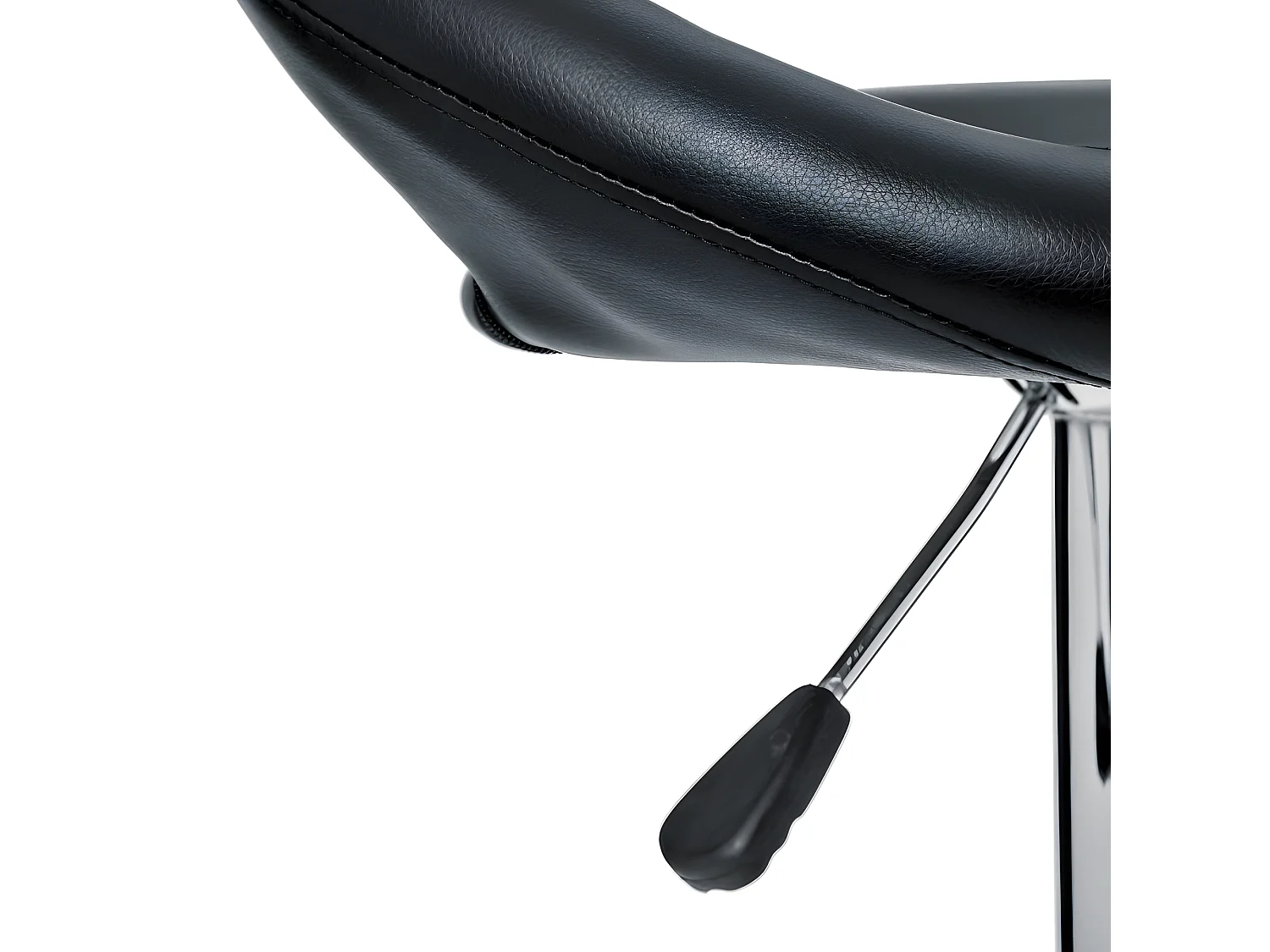 Lot de 2 Tabourets de Bar "Sasha" 80-102cm Noir