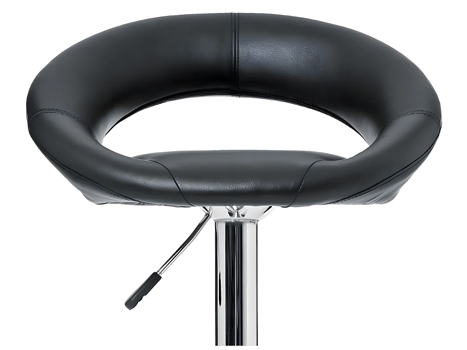 Lot de 2 Tabourets de Bar "Sasha" 80-102cm Noir