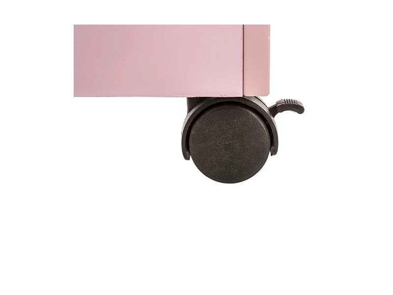 Coffre à Jouets à Roulettes "Petit Bazar" 48cm Rose