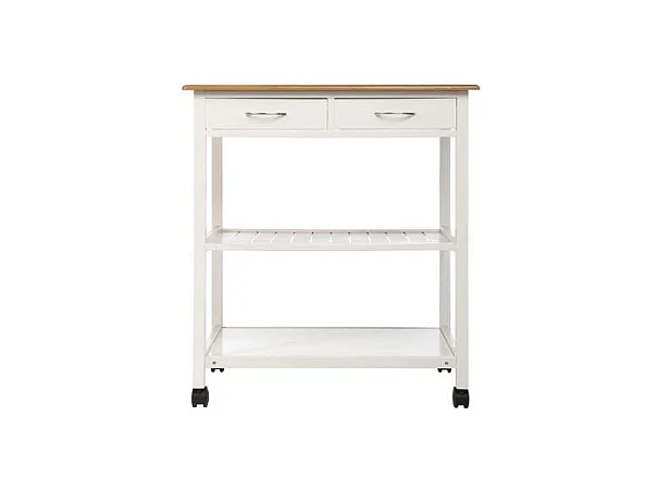 Desserte de Cuisine "Cuistot" 87cm Blanc